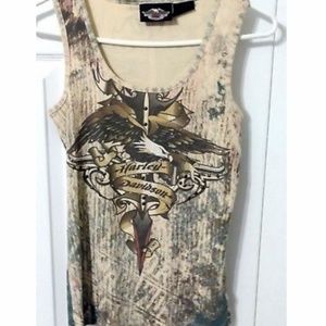 Harley Davidson Womens Small Tank Top Sleeveless S